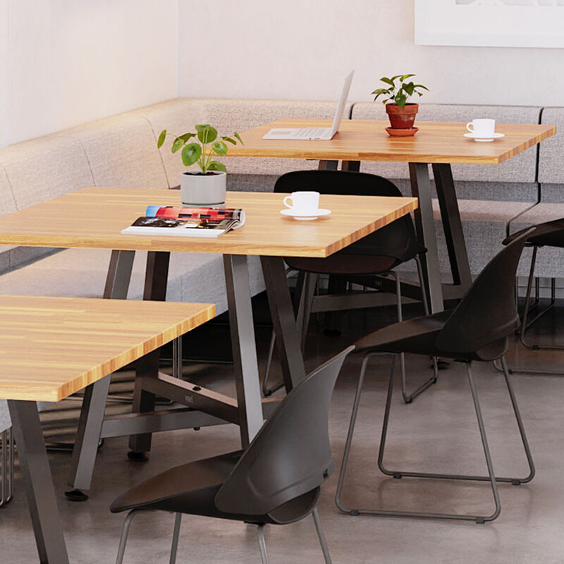 square table in a break room setting image number null